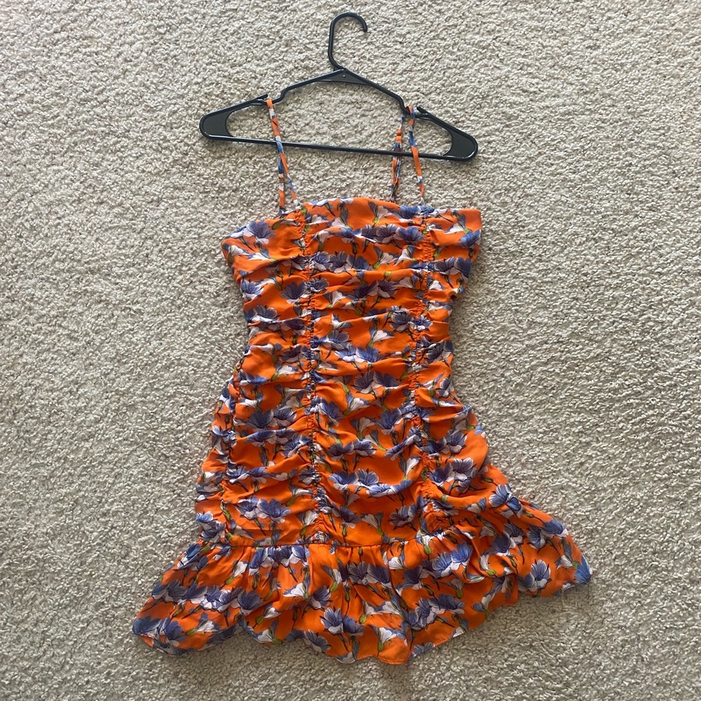 Parker ruched mini dress